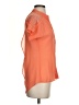 red by BKE 100% Polyester Orange Short Sleeve Blouse Size S - photo 4