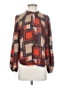 Ann Taylor LOFT Outlet 100% Polyester Brown Long Sleeve Blouse Size XS - photo 1