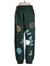 Eighty Eight Graphic Green Sweatpants Size M - photo 1