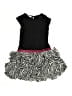 Rare Editions Animal Print Black Dress Size 10 - photo 1