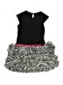 Rare Editions Animal Print Black Dress Size 10 - photo 2