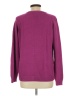 Cabin Creek Solid Purple Pullover Sweater Size L - photo 2