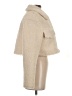 Zara 100% Polyester Ivory Faux Fur Jacket Size S - photo 4