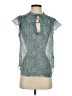 7 For All Mankind Teal Sleeveless Blouse Size S - photo 1