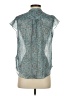 7 For All Mankind Teal Sleeveless Blouse Size S - photo 2