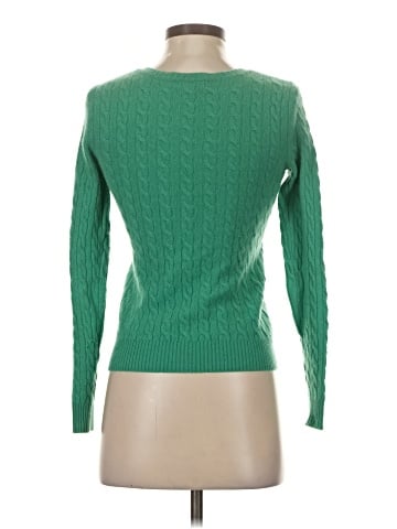 Aqua Cashmere Pullover Sweater (view 2)