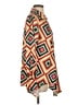 Revival Orange 3/4 Sleeve Blouse Size S - photo 4