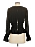Nicole Miller Artelier 100% Polyester Black Long Sleeve Blouse Size S - photo 2