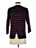 Ann Taylor LOFT 100% Cotton Stripes Black Pullover Sweater Size S - photo 2