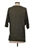 Nicole Miller Studio Gray Gold 3/4 Sleeve Top Size L (estimated) - photo 2