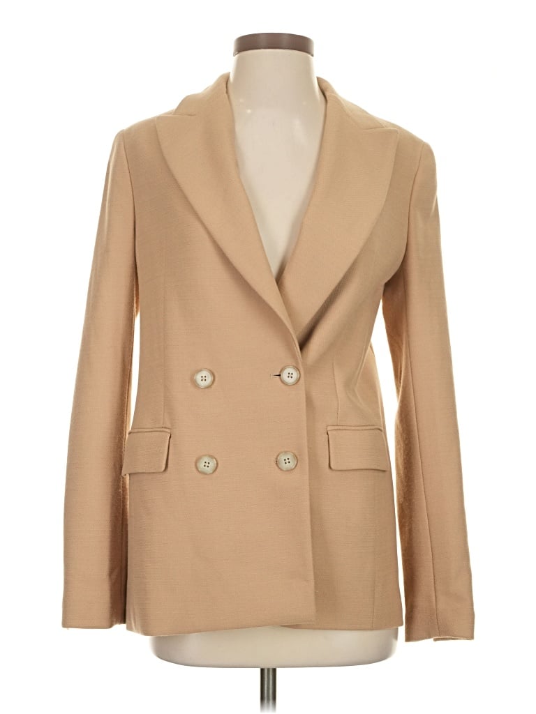 Pre-owned Wilfred Blazer Jacket In Tan