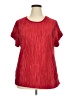 Marianne Red Short Sleeve T-Shirt Size 2X - photo 1
