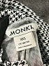 Monki Houndstooth Gray Long Sleeve Top Size XXS - photo 7