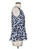 CAbi 100% Polyester Blue Sleeveless Blouse Size S - photo 4