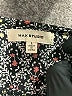 Max Studio 100% Polyester Black Short Sleeve Blouse Size L - photo 7