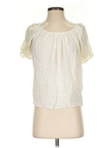 Joie Short Sleeve Silk Top (view 1)
