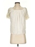 Joie 100% Silk Ivory Short Sleeve Silk Top Size XS - photo 1
