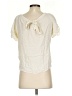 Joie 100% Silk Ivory Short Sleeve Silk Top Size XS - photo 2