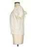 Joie 100% Silk Ivory Short Sleeve Silk Top Size XS - photo 5