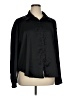 Unbranded 100% Polyester Black Long Sleeve Blouse Size XL - photo 1