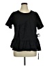 Unbranded Black Short Sleeve Blouse Size XL - photo 1