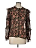 wonderly 100% Polyester Black 3/4 Sleeve Blouse Size L - photo 1