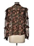 wonderly 100% Polyester Black 3/4 Sleeve Blouse Size L - photo 2
