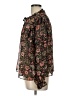 wonderly 100% Polyester Black 3/4 Sleeve Blouse Size L - photo 5