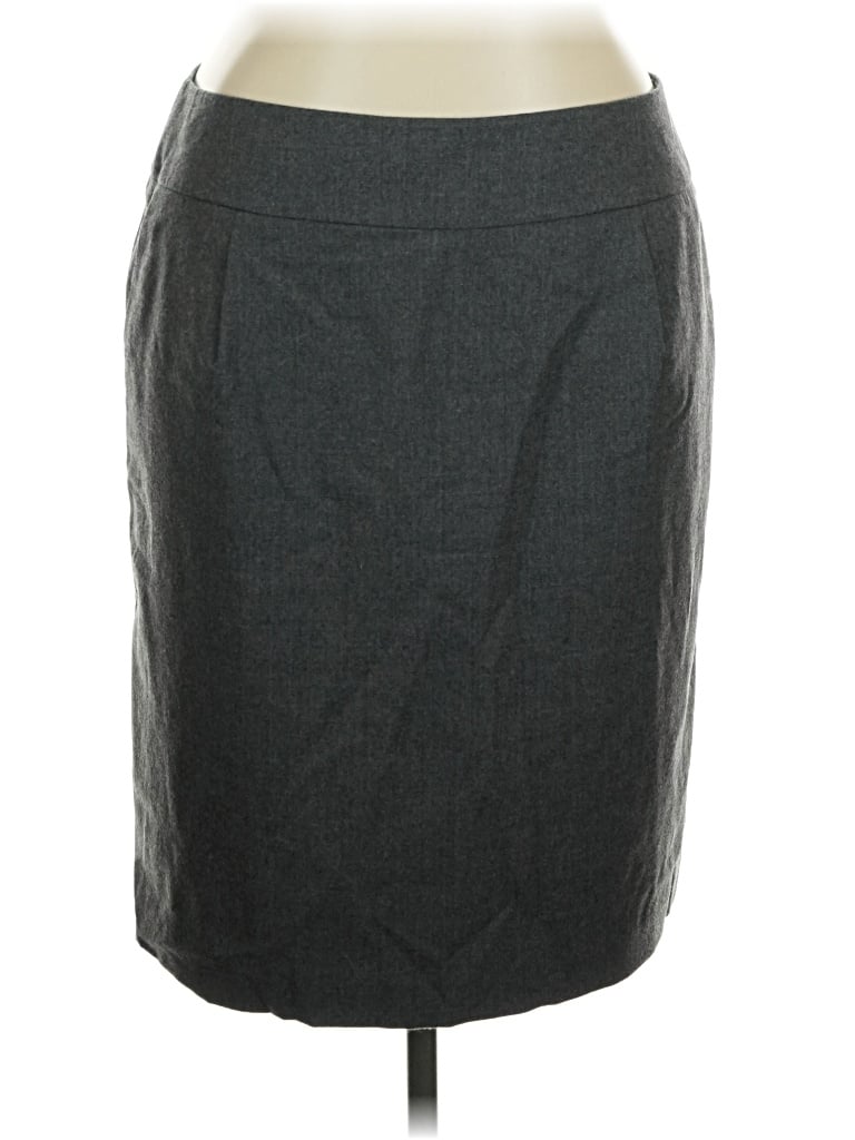 Pre-owned Talbots Formal Skirt In Gray