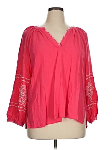 Calypso St. Barth 3/4 Sleeve Blouse (view 1)