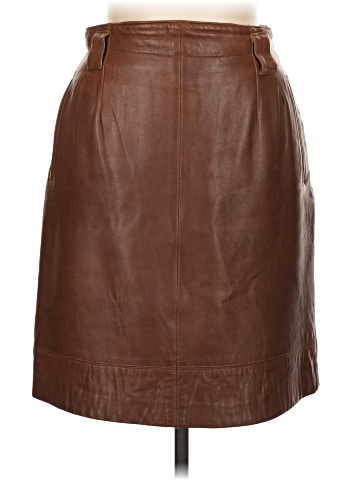 Linda Allard Ellen Tracy Faux Leather Skirt (view 1)