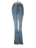 Express Hearts Blue Jeans Size 8R - photo 1