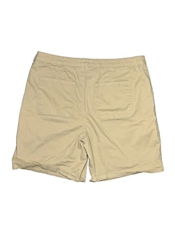 Curve Appeal Khaki Shorts (view 2)