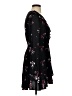 Express 100% Rayon Floral Black Cocktail Dress Size S - photo 4