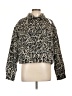Gap Animal Print Brown Faux Fur Jacket Size L - photo 1