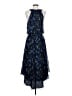 Ramy Brook 100% Silk Paisley Blue Cocktail Dress Size XS - photo 2