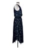 Ramy Brook 100% Silk Paisley Blue Cocktail Dress Size XS - photo 4