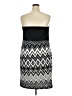 Rouge Chevron-herringbone Black Cocktail Dress Size 4X - photo 2