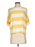 LUXE Stripes Yellow Short Sleeve T-Shirt Size XS - photo 1