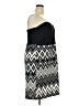 Rouge Chevron-herringbone Black Cocktail Dress Size 4X - photo 4