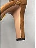 Prada Brown Suede Cut Out Peep Toe Booties Size EU 37 - photo 3