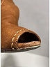 Prada Brown Suede Cut Out Peep Toe Booties Size EU 37 - photo 4