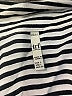 Zara TRF Stripes Black 3/4 Sleeve Blouse Size L - photo 7