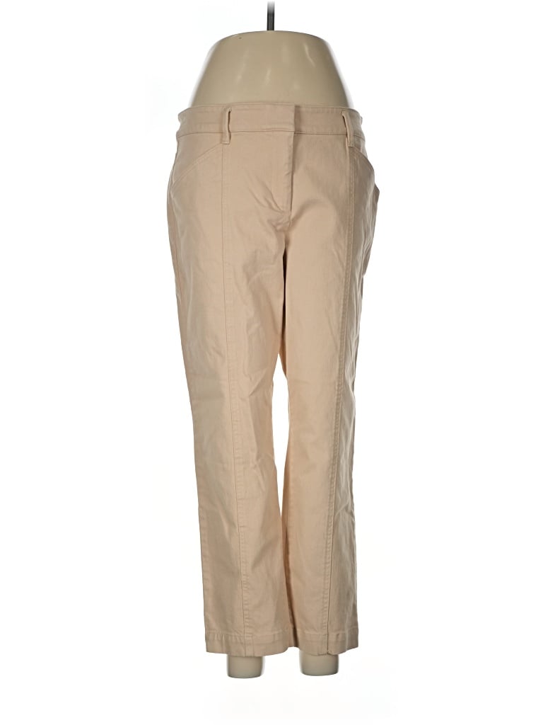 Pre-owned Ann Taylor Khaki Pant In Tan