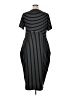 Unbranded Stripes Black Casual Dress Size 0X - photo 2