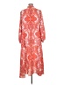 Cara Cara 100% Polyester Paisley Red Casual Dress Size L - photo 2