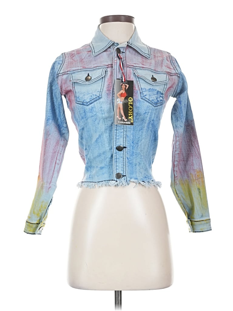 Pre-owned Assorted Brands Denim Jacket In Blue