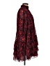 Cinq à Sept 100% Polyester Paisley Red Cocktail Dress Size 6 - photo 4