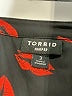 Torrid 100% Polyester Hearts Black 3/4 Sleeve Blouse Size 3X Plus (3) - photo 7