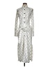 Uterque Argyle Silver White Casual Dress Size S - photo 1